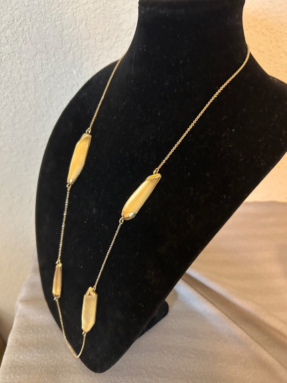 Alexis Bittar Lucite Station Necklace